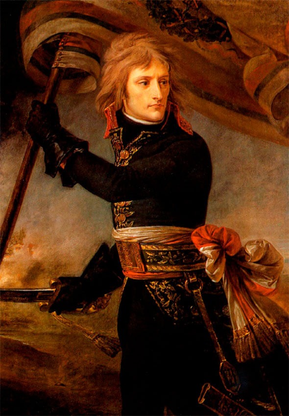 Молодой генерал Наполеон на Аркольском мосту. Наполеон