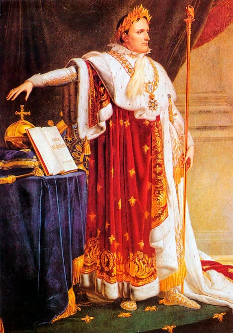 Наполеон в коронационной одежде Наполеон