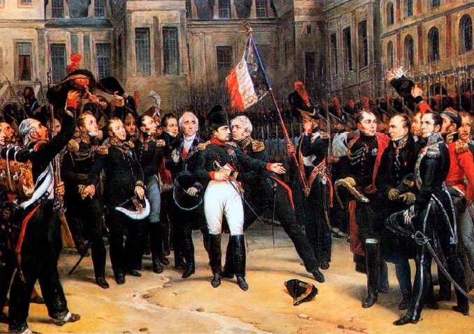 Наполеон прощается с гвардией Наполеон