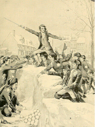 Наполеон в Бриенской военной школе Наполеон