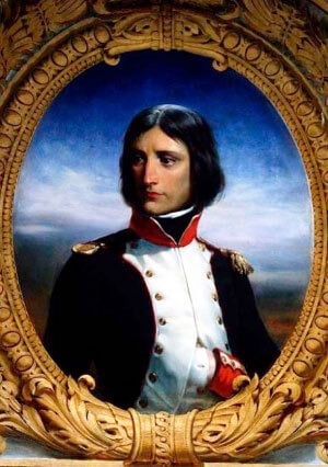 Наполеон Бонапарт в звании подполковника 1-го батальона Корсики Наполеон