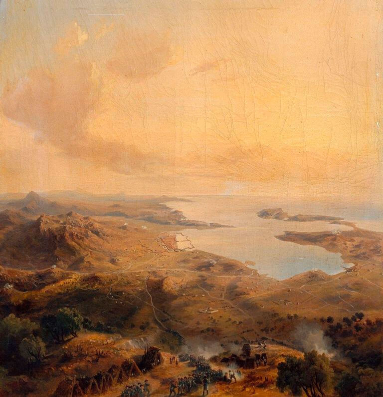 Осада Тулона, 1793 год. Картина Жана-Антуана-Симеона Форта Осада Тулона