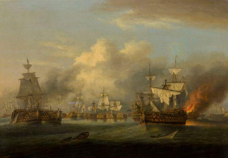 Завершение Трафальгарского сражения. Трафальгарская битва