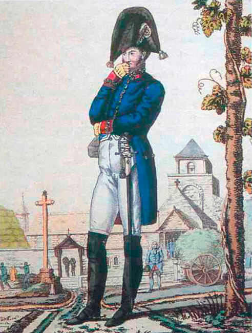 Военный комиссар в полной форме (по Martinet). Военный комиссар в полной форме