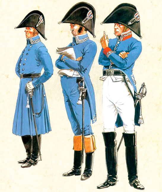 Униформа французских дивизионных военных комиссаров Униформа французских дивизионных военных комиссаров