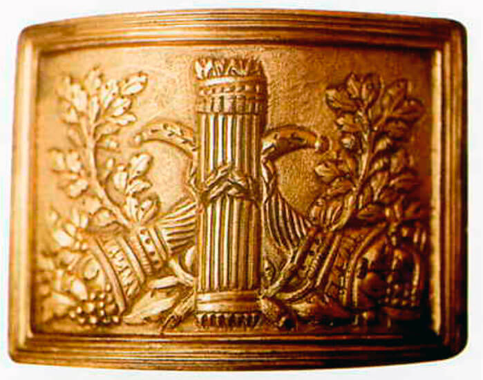 Пряжка поясного ремня военного комиссара Пряжка поясного ремня военного комиссара